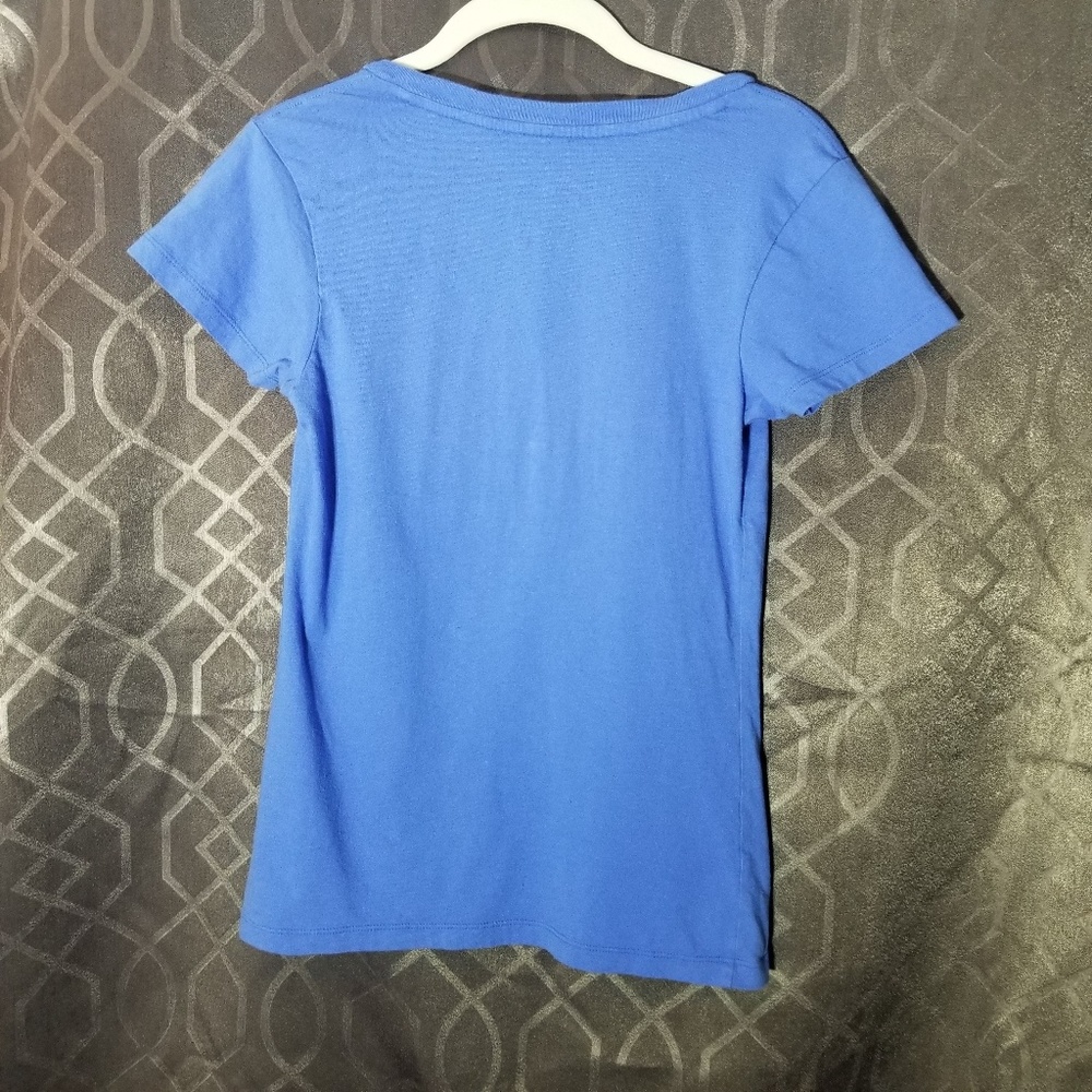 Kansas KU Blue T-Shirt - Picture 2 of 4